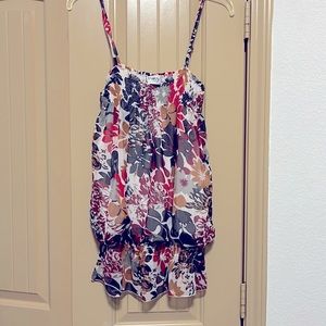Bohemian Flower Tank Top, size L